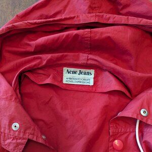 Acne Waxed Poplin Raincoat